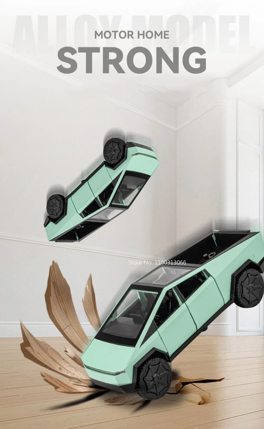 1:32 Pickup Model Car Toys Simulation Metal Diecast Truck Trailer RV Limousine Sound Light Collection Toy for Boys Gifts