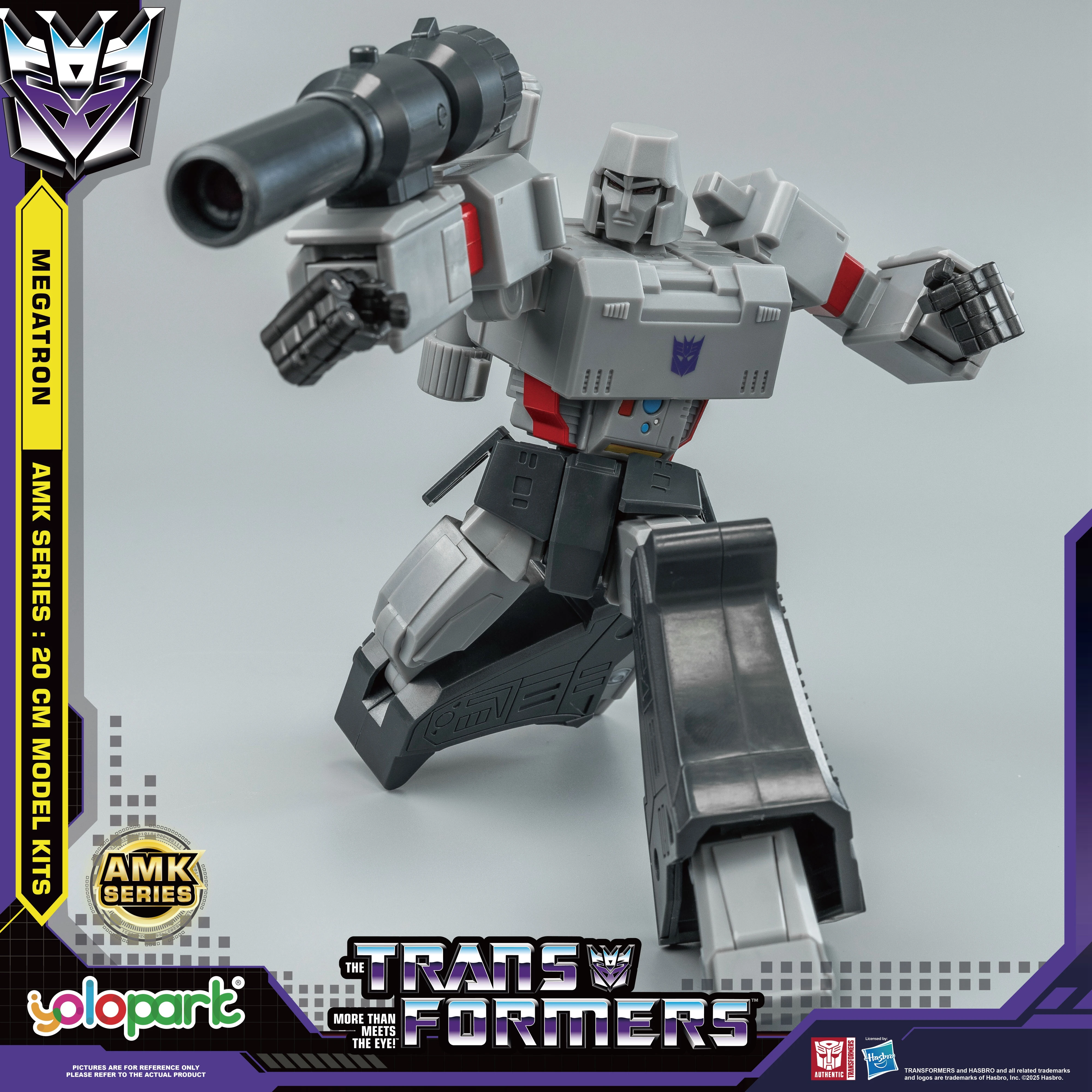 YOLOPARK TRANSFORMERS GENERATION ONE: AMK Series 19cm Starscream Figures Toy Model Kit Gift For Boy Adults