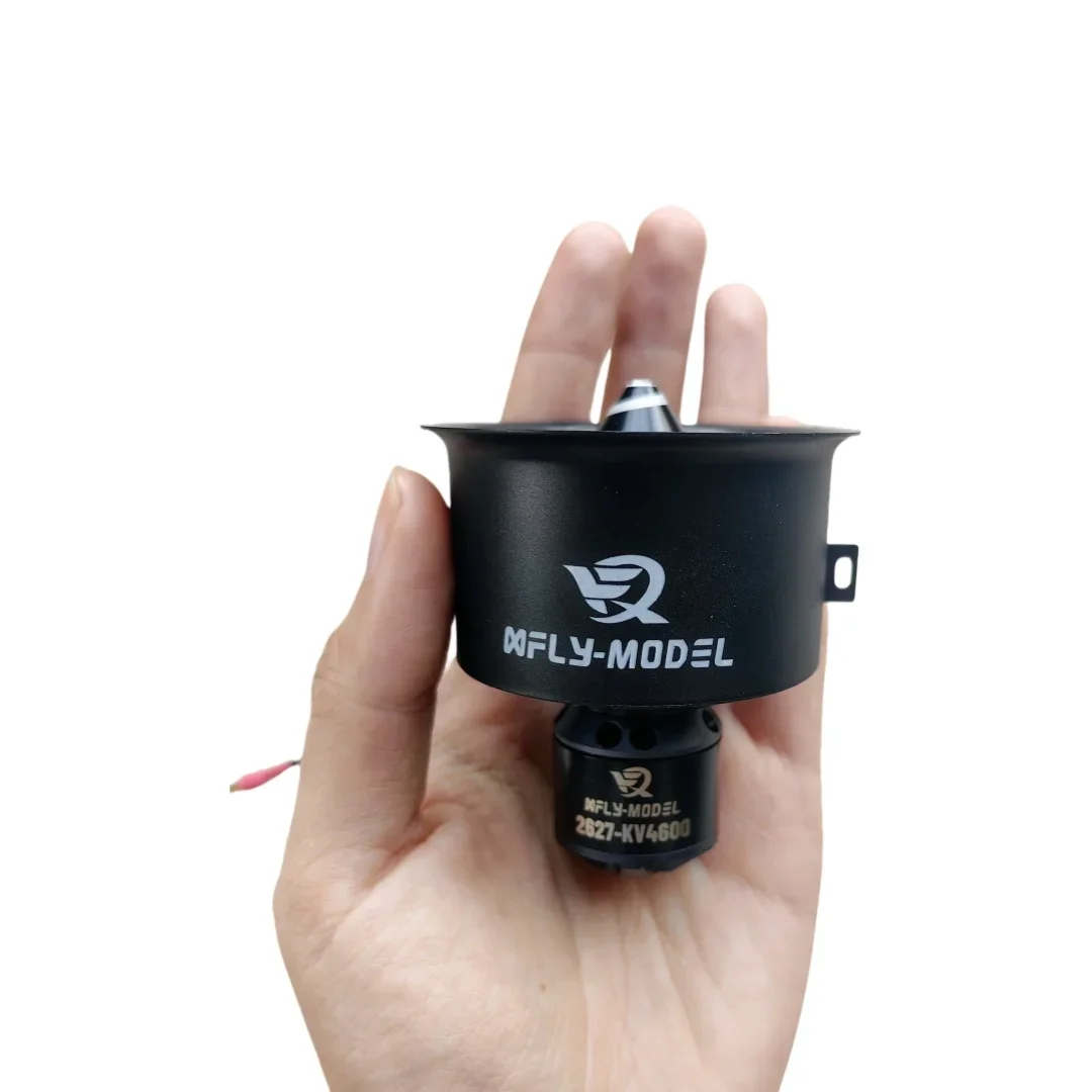 XFly 2627-KV4600 4S EDF Power System 50mm 12-Blades Ducted Fan Galaxy X5 Brushless Outrunner Motor for Rc Jet Aircraft