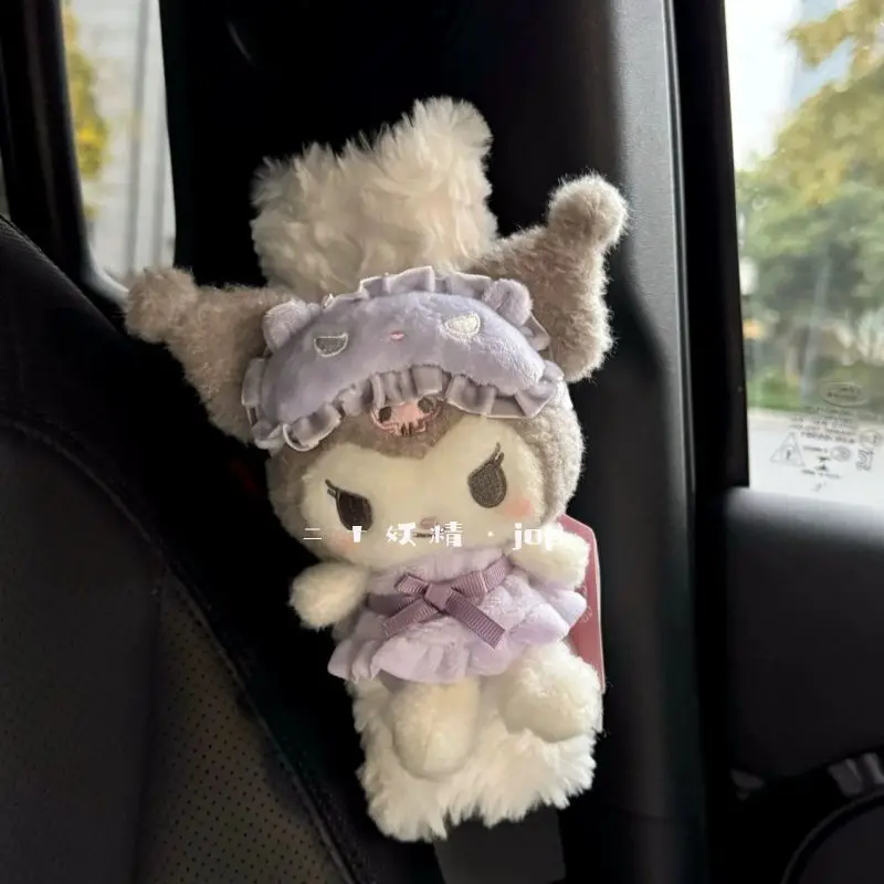 Cartoon Cat Car Seat Belt Shoulder Cover Rabbit Dog Doll Cartoon Car Interior Accessories Seat Belt Protective Cover Girl Gift