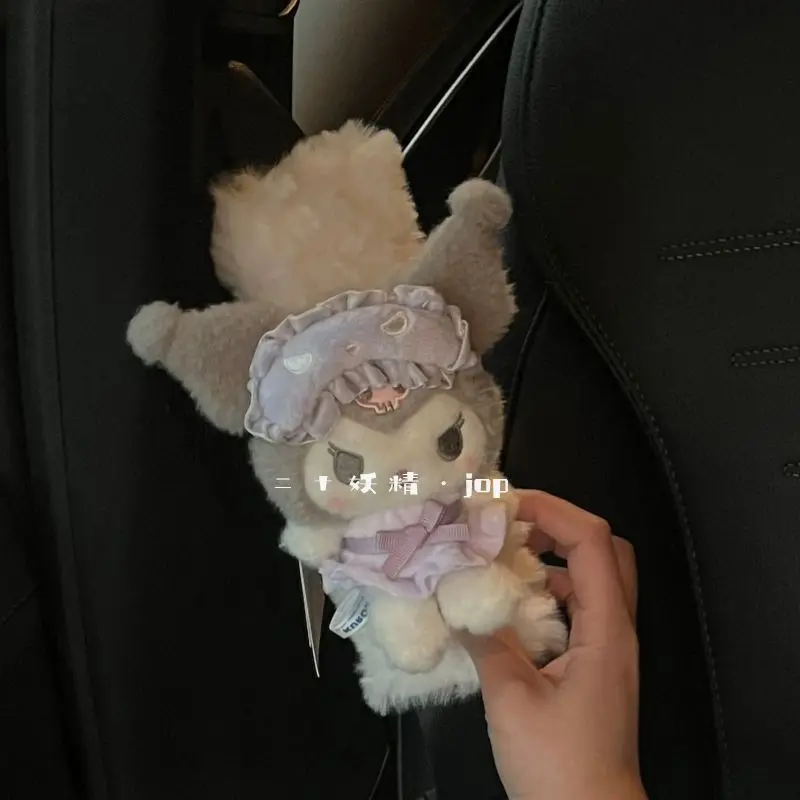 Cartoon Cat Car Seat Belt Shoulder Cover Rabbit Dog Doll Cartoon Car Interior Accessories Seat Belt Protective Cover Girl Gift