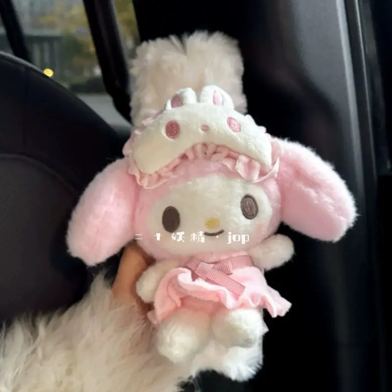 Cartoon Cat Car Seat Belt Shoulder Cover Rabbit Dog Doll Cartoon Car Interior Accessories Seat Belt Protective Cover Girl Gift