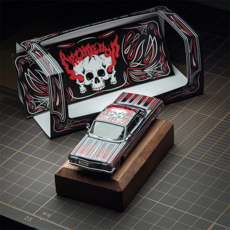 97m 1:64 1964 Impala LowRider Gypsy Rose / ARCHDEMON Diecast Model Car