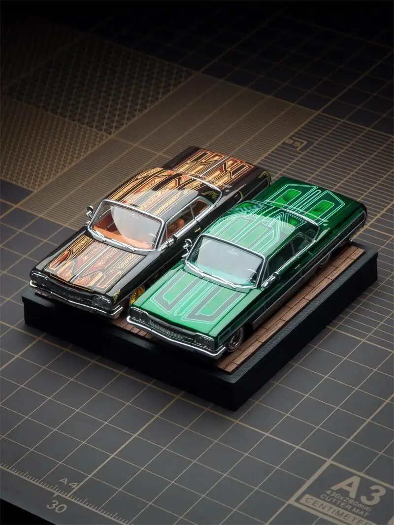 97m 1:64 1964 Impala LowRider Gypsy Rose / ARCHDEMON Diecast Model Car