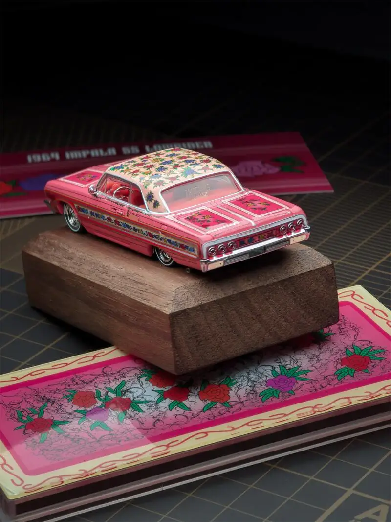 97m 1:64 1964 Impala LowRider Gypsy Rose / ARCHDEMON Diecast Model Car