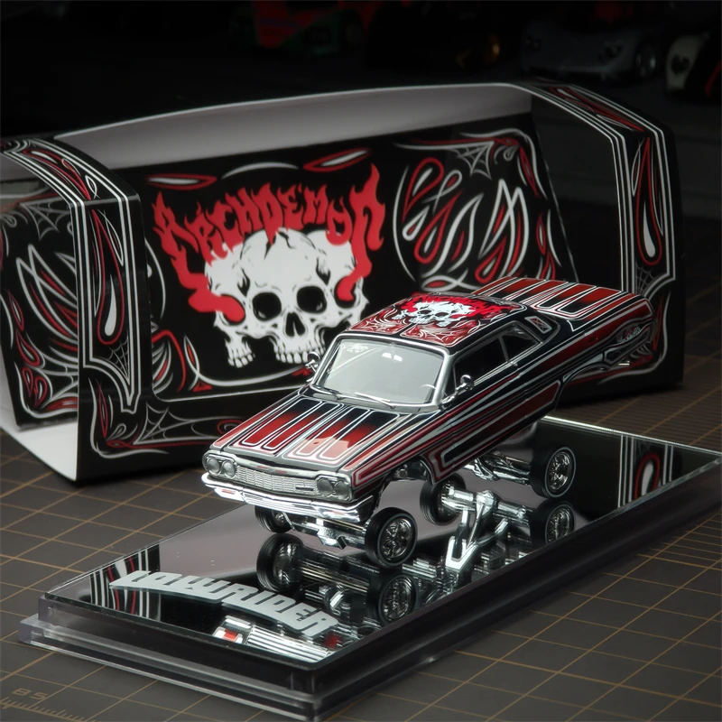97m 1:64 1964 Impala LowRider Gypsy Rose / ARCHDEMON Diecast Model Car