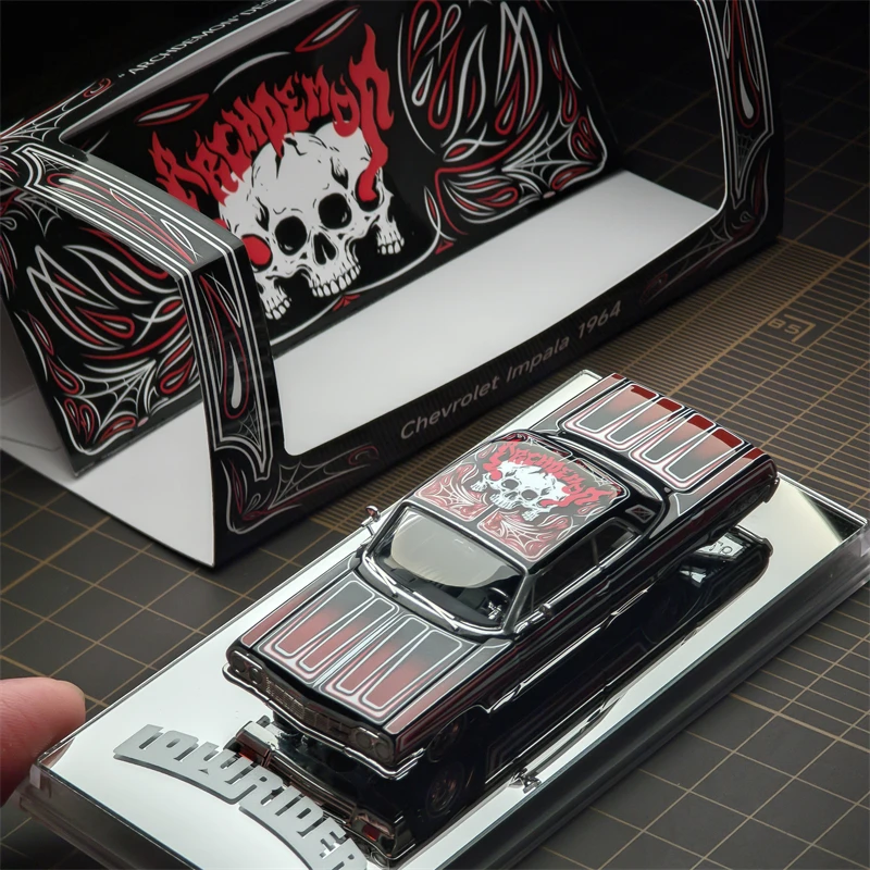 97m 1:64 1964 Impala LowRider Gypsy Rose / ARCHDEMON Diecast Model Car