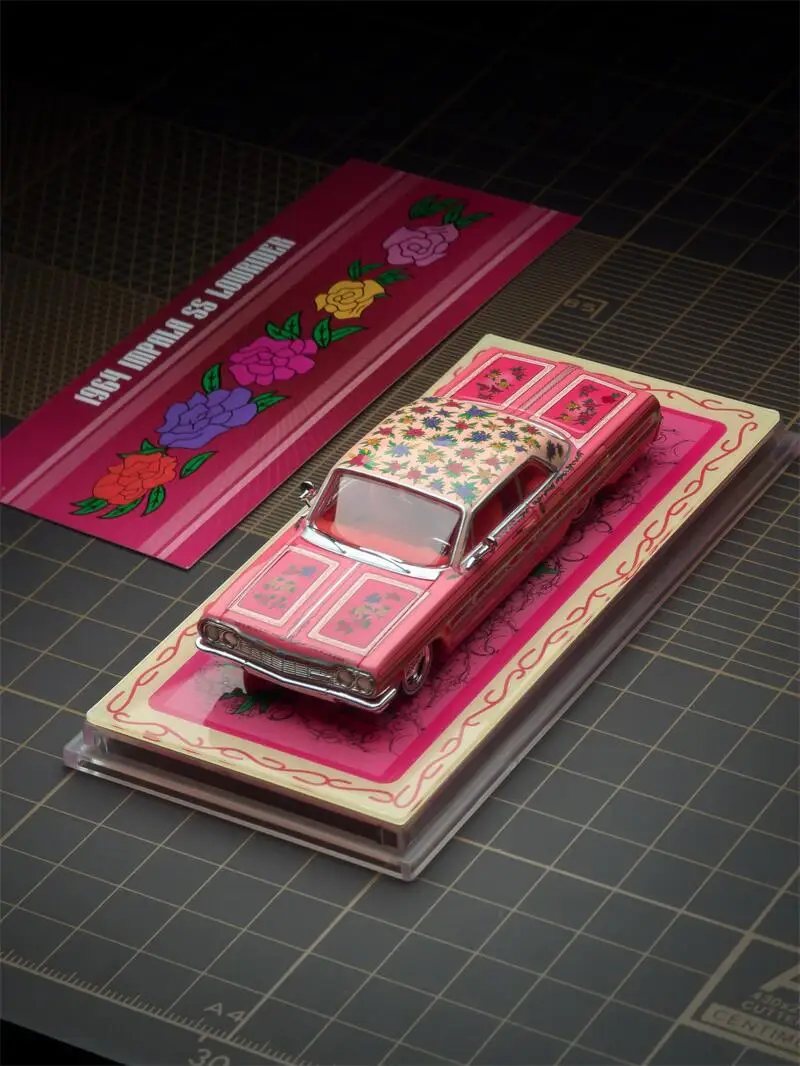 97m 1:64 1964 Impala LowRider Gypsy Rose / ARCHDEMON Diecast Model Car