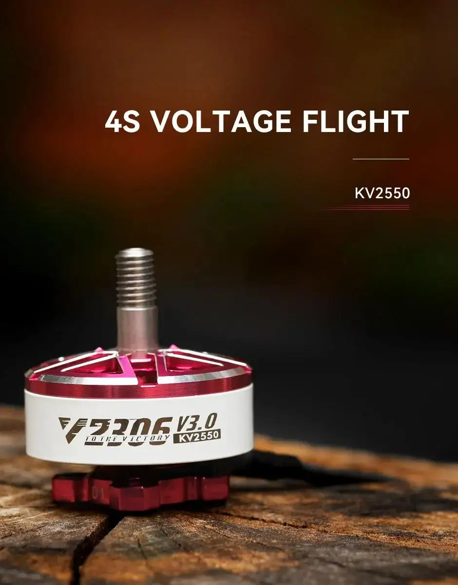 T-Hobby Velox V2207 /V2306 V3 1500kv 8S / 1750KV 1950KV 5-6S / 2550KV 4S Brushless Motor For FPV Drone Quadcopter Freestyle RC