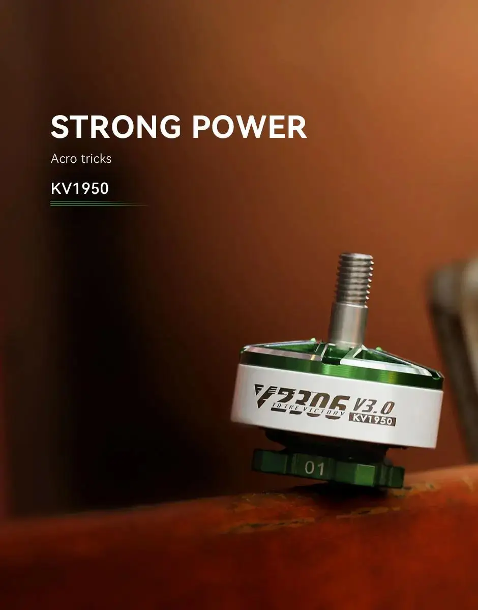 T-Hobby Velox V2207 /V2306 V3 1500kv 8S / 1750KV 1950KV 5-6S / 2550KV 4S Brushless Motor For FPV Drone Quadcopter Freestyle RC