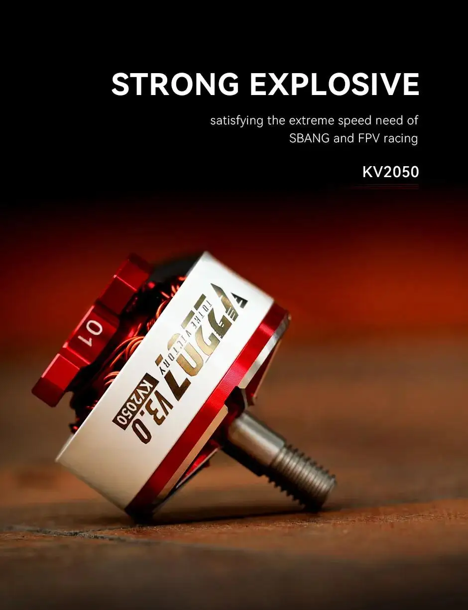 T-Hobby Velox V2207 /V2306 V3 1500kv 8S / 1750KV 1950KV 5-6S / 2550KV 4S Brushless Motor For FPV Drone Quadcopter Freestyle RC