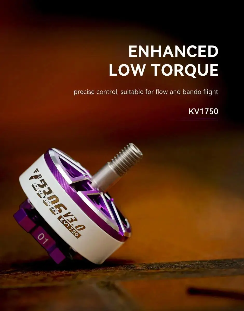 T-Hobby Velox V2207 /V2306 V3 1500kv 8S / 1750KV 1950KV 5-6S / 2550KV 4S Brushless Motor For FPV Drone Quadcopter Freestyle RC