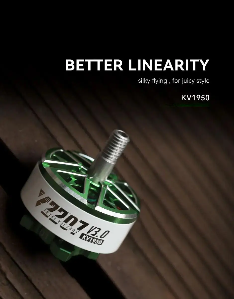 T-Hobby Velox V2207 /V2306 V3 1500kv 8S / 1750KV 1950KV 5-6S / 2550KV 4S Brushless Motor For FPV Drone Quadcopter Freestyle RC