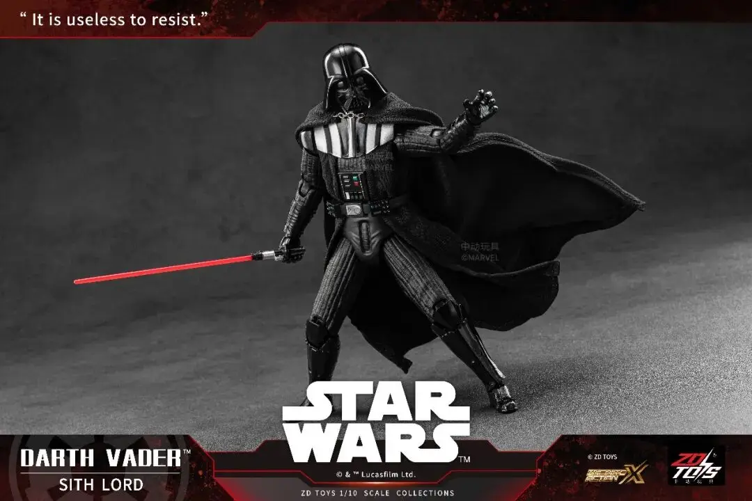 In Stock Original ZD Toy 1/10 Star Wars Darth Vader Stormtrooper R2-D2 Mandalorian Grogu Luke Action Figure Collection Toys