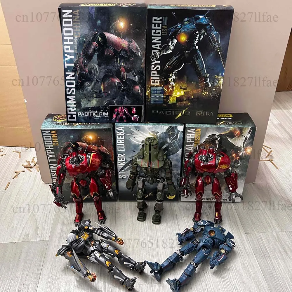 Figure Pacific Rim Figure LED Red Tramp Japanese Mecha Gipsy Danger Obsidian Fury The Eureka Raiders Armour Room Decor Gift