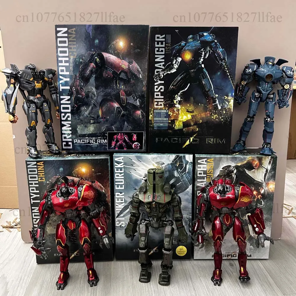 Figure Pacific Rim Figure LED Red Tramp Japanese Mecha Gipsy Danger Obsidian Fury The Eureka Raiders Armour Room Decor Gift