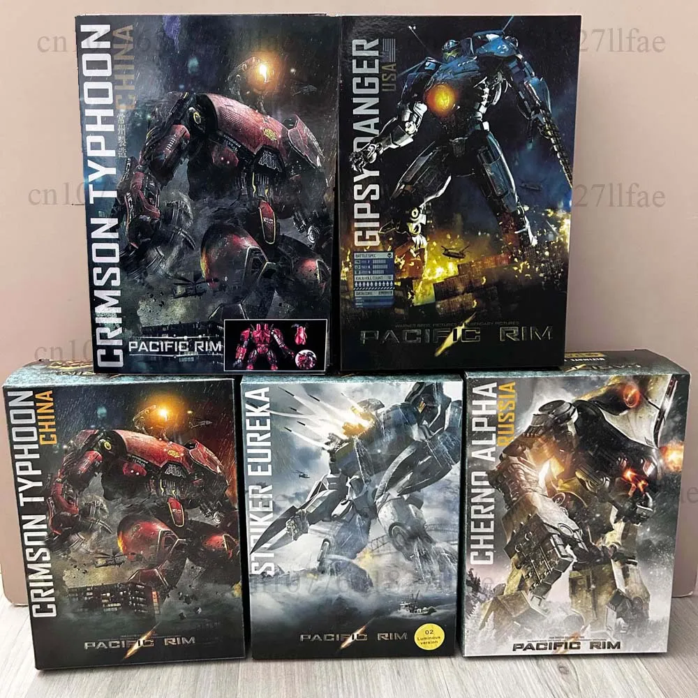 Figure Pacific Rim Figure LED Red Tramp Japanese Mecha Gipsy Danger Obsidian Fury The Eureka Raiders Armour Room Decor Gift