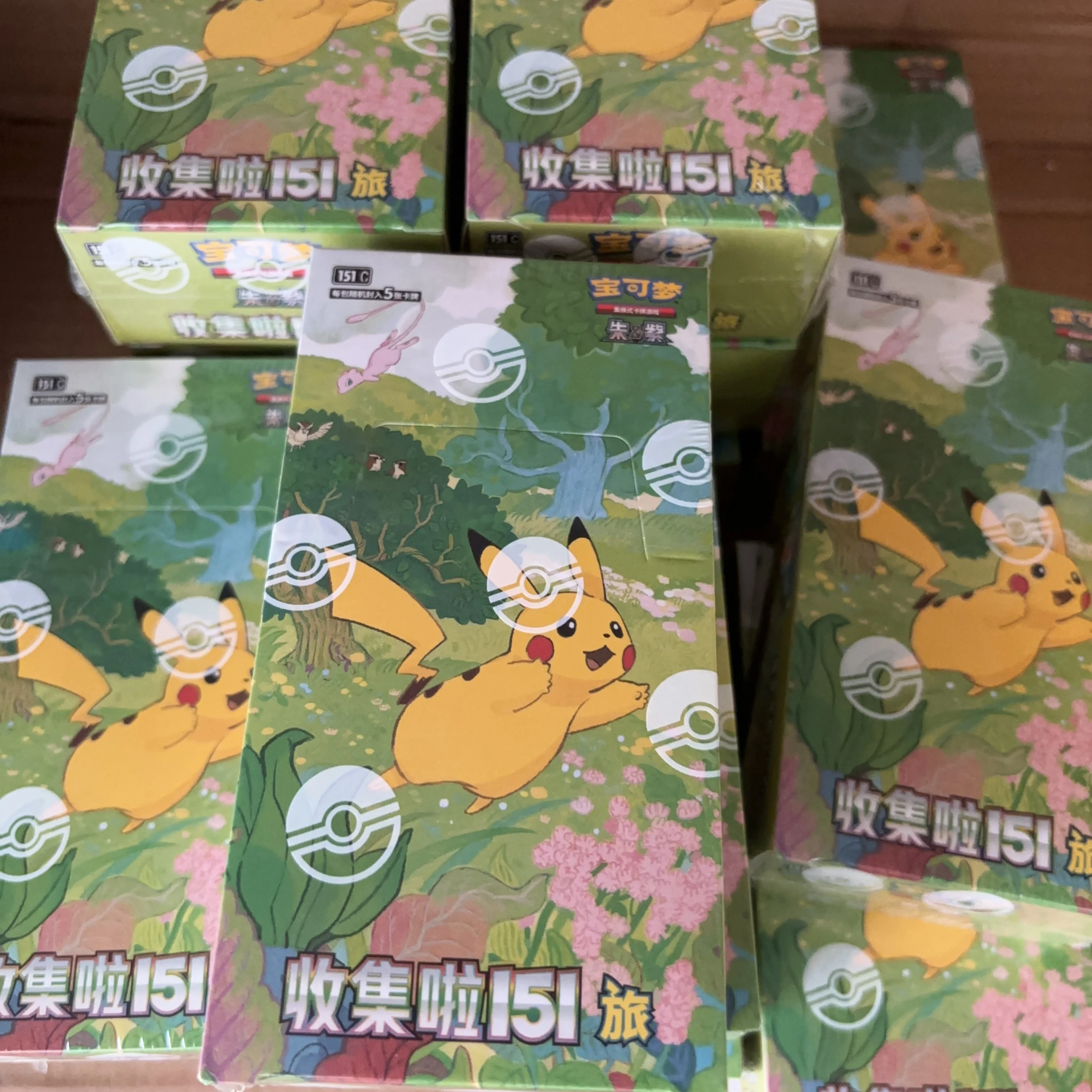 Wholesale PokéMon Ptcg Card Simplified Chinese Zhu Zi Collected 151 Change Series Blind Box Card Gengar Collectible Game Cards