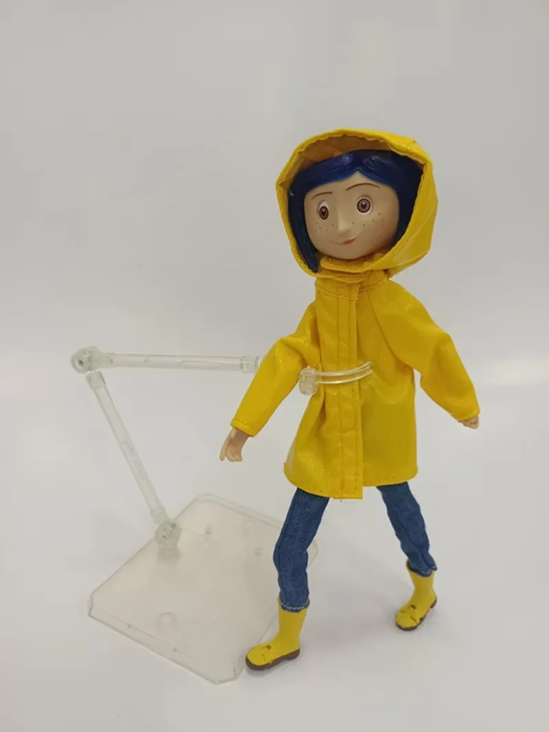 Coraline V3 18cm Articulated Figure Collectible Action Figure Poseable Puppet Horror Movie Model Toy Desktop Ornament Anime Gift