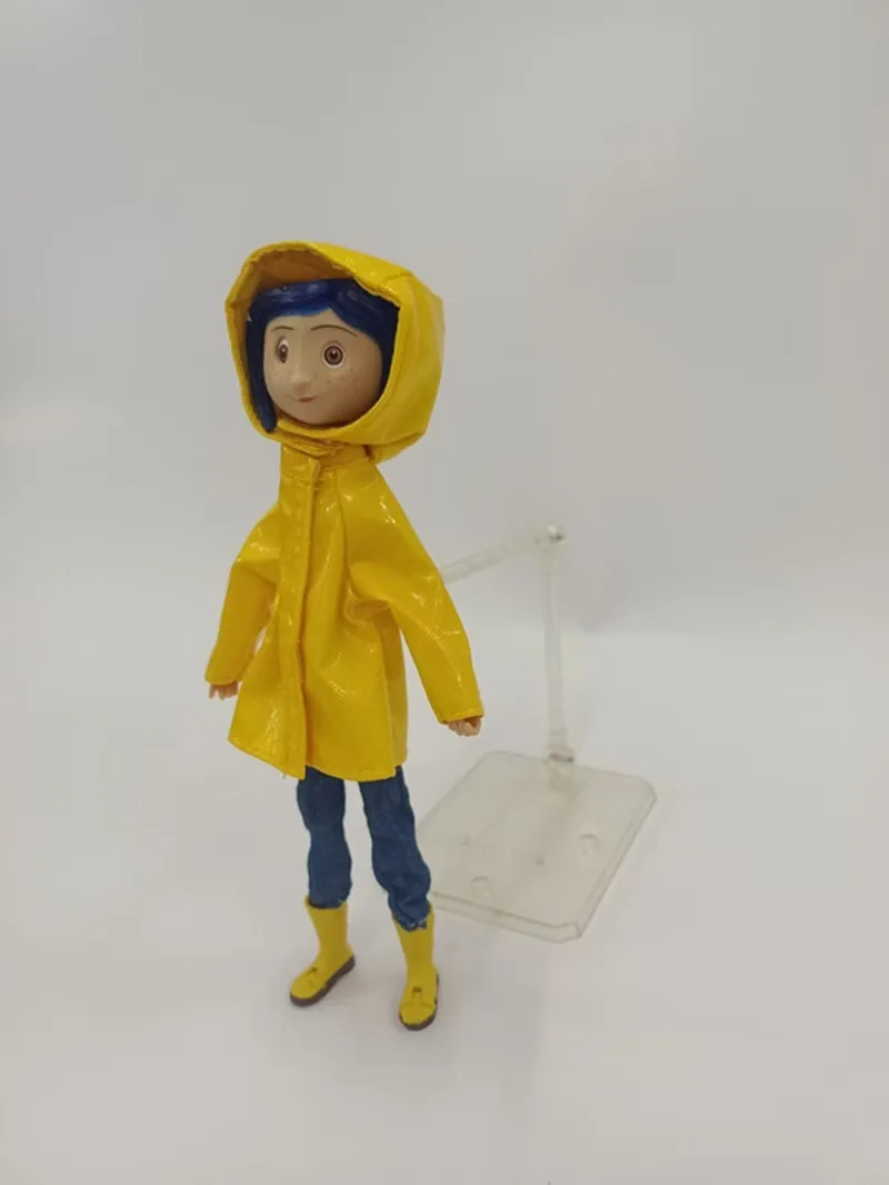 Coraline V3 18cm Articulated Figure Collectible Action Figure Poseable Puppet Horror Movie Model Toy Desktop Ornament Anime Gift
