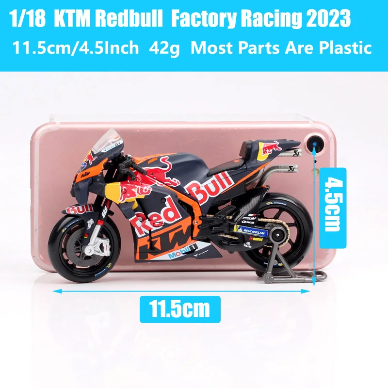 1/18 Maisto KTM RC16 Redbull Ducati GP21 GP22 GP23 GASGAS Honda RC213V Repsol Yamaha YZR-M1GP Racing Motorcycle Model Bike Moto