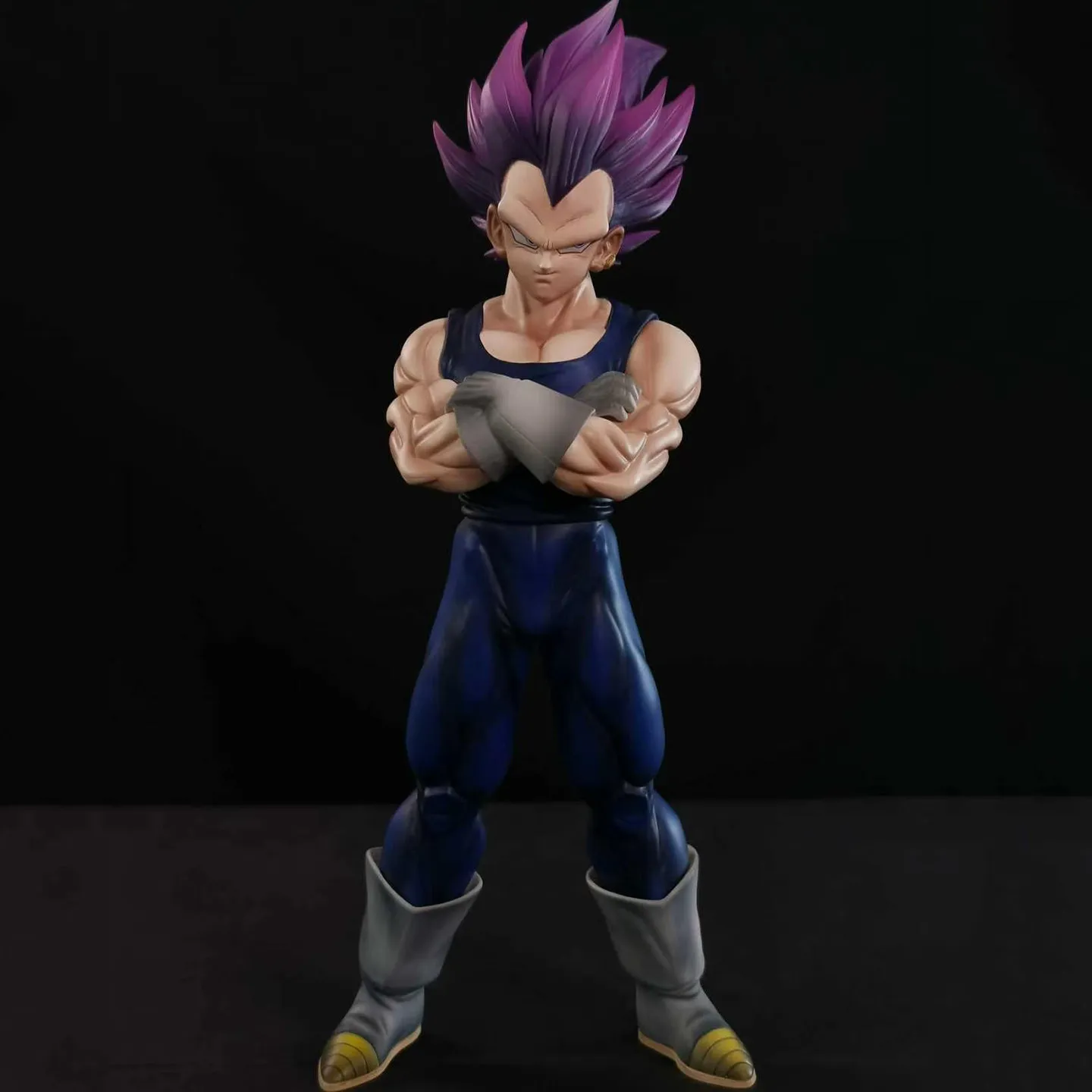 Dragon Ball Ultra Ego Vegeta Action Figure Purple Hair Collectible Statue Desktop Ornament Case Decoration For Anime Collectors