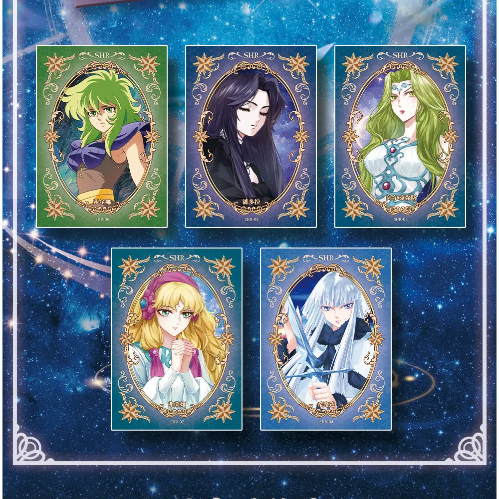 Saint Seiya Anime Trading Cards 40th Anniversary Commemorative Series Featuring Athena Shiryu Hyoga Character Collectible Hobby