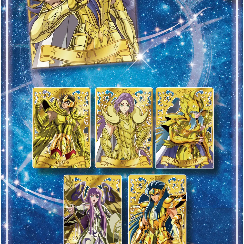 Saint Seiya Anime Trading Cards 40th Anniversary Commemorative Series Featuring Athena Shiryu Hyoga Character Collectible Hobby