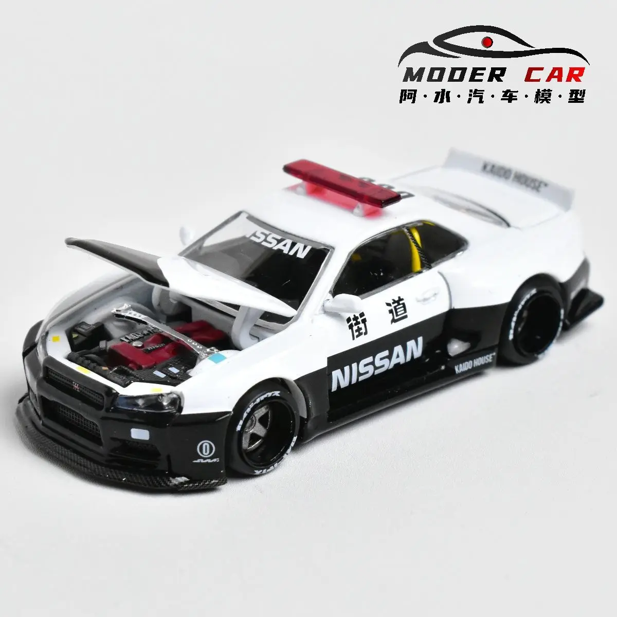 Kaido House+MINIGT TSM 1:64 120 Skyline GTR R34 Kaido Works V2 Aero Diecast Model Car