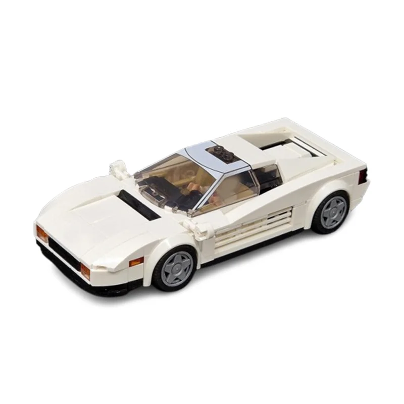 310PCS Car Model Building Block Set, Eight-Block Car, City Road F40, DIY Creative Children's Building Block Gift