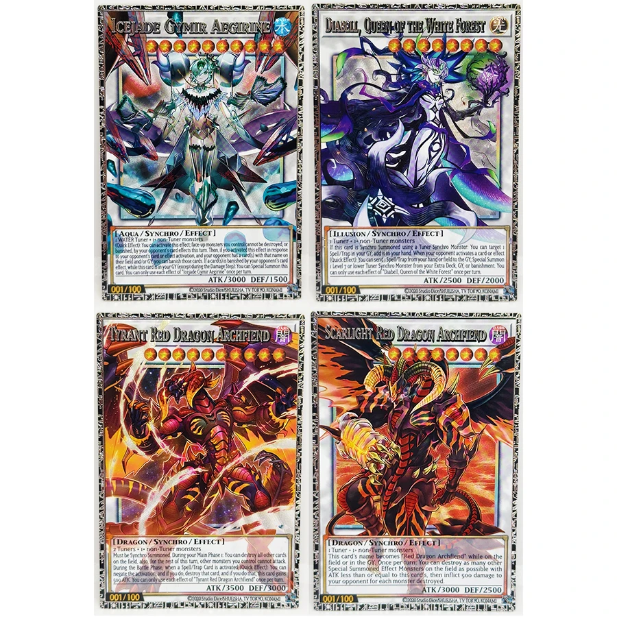 51pcs/set Yu Gi Oh Blue Eyes White Dragon English Reissue Toys Hobbies Hobby Collectibles Game Collection Anime Cards