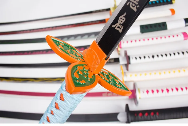 104cm Demon Slayer Shinobu Katana Kimetsu No Yaiba Tanjirou Cosplay Schwert Ninja Knife Real Japanese Samurai Sword Toy Gift