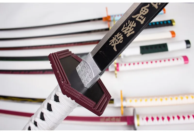 104cm Demon Slayer Shinobu Katana Kimetsu No Yaiba Tanjirou Cosplay Schwert Ninja Knife Real Japanese Samurai Sword Toy Gift