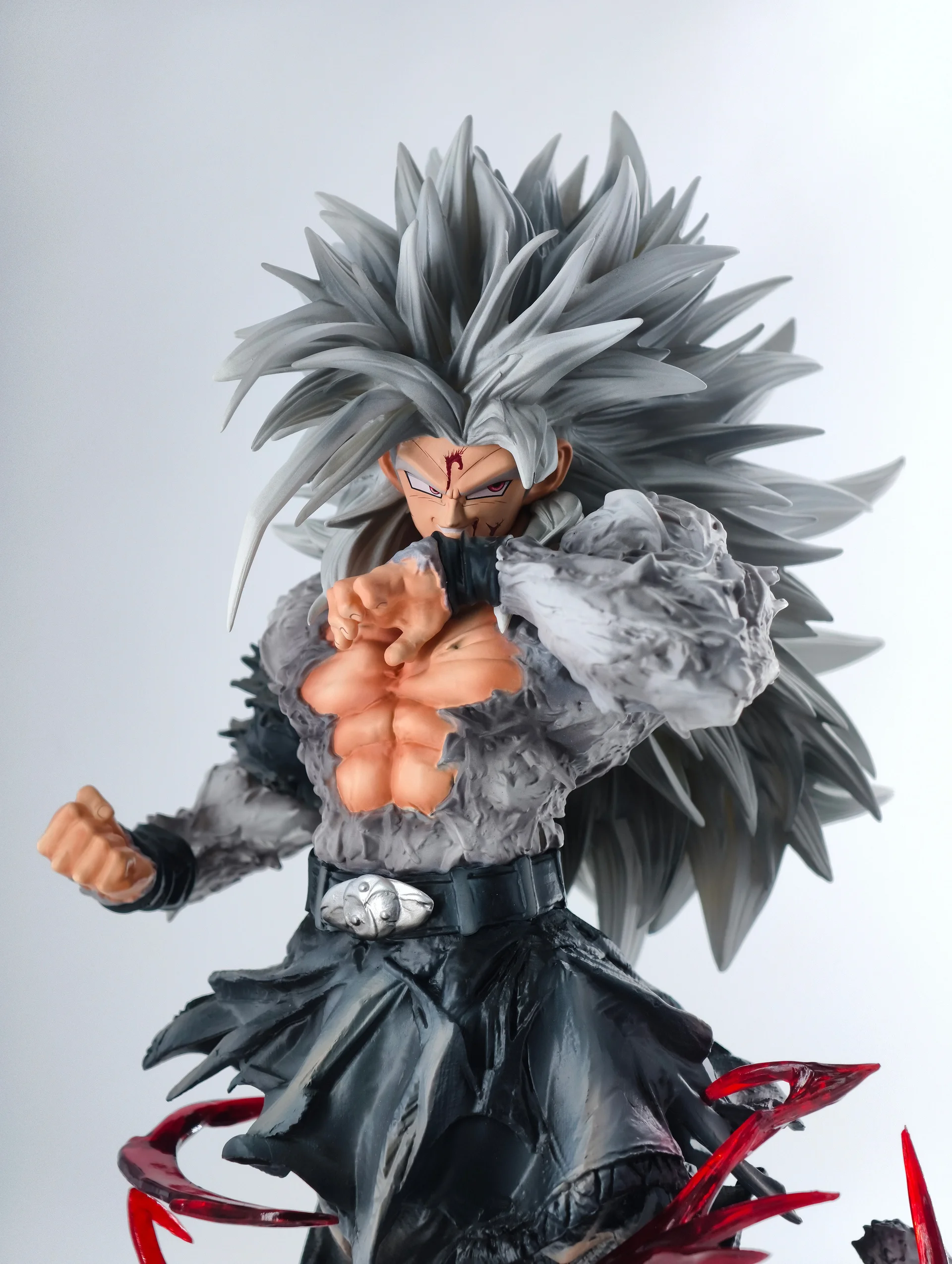 36cm Dragon Ball Super Saiyan 5 Goku Pvc Statue Collectible Figure Desk Decoration Anime Merchandise Trendy Toy Gift For Men