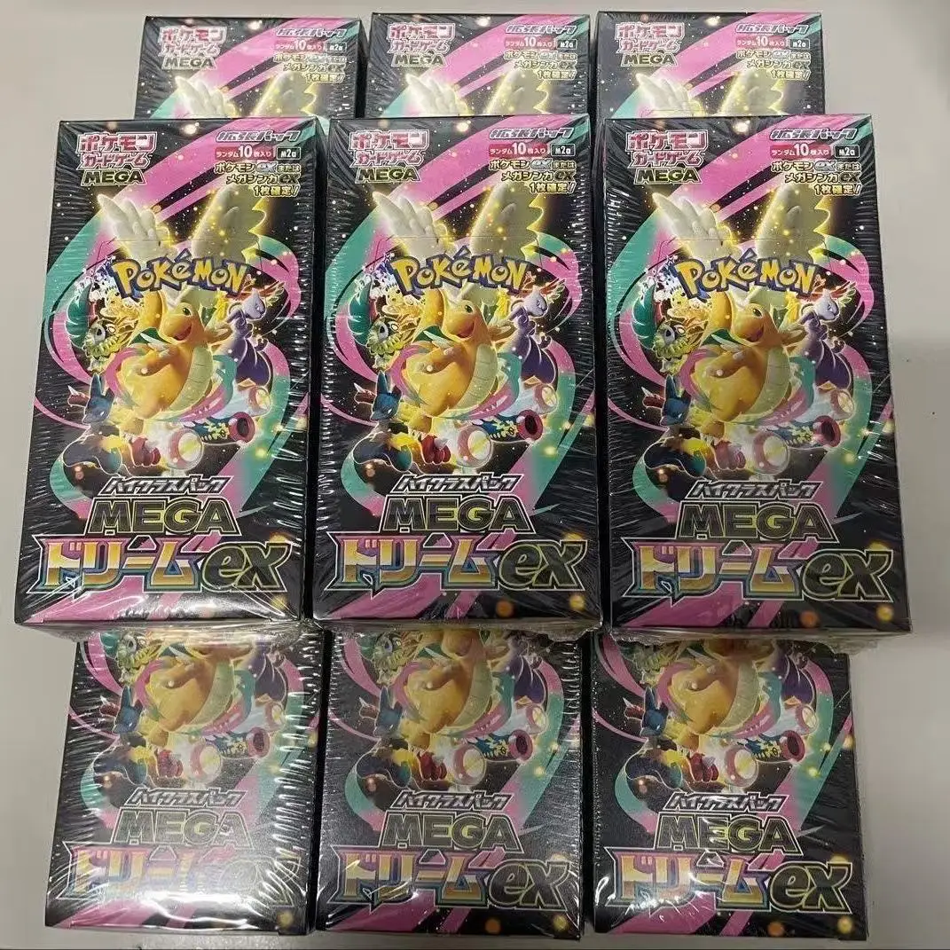 New Hot Pok TCG l M2a JP Edition Trading Collectible Cards Toy Blind Box Mega Dream EX Golden Box Booster Pack Birthday Gift