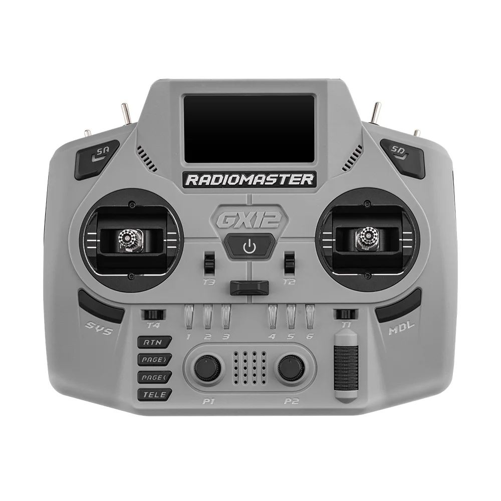 Radiomaster GX12 Crush 1000HZ 3D Digital CNC Hall Gimbal Dual Band Antenna Emini XROSSBAND EXpressLRS Radio Controller