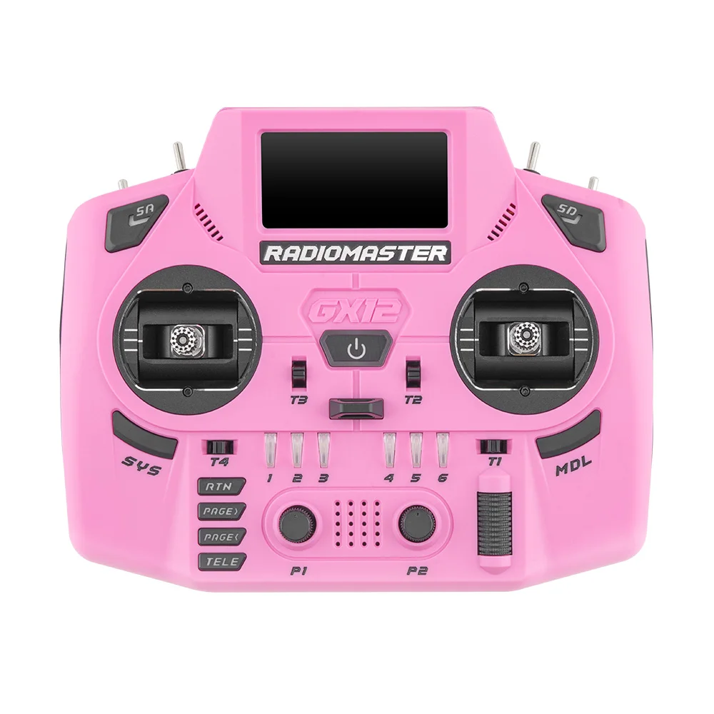 Radiomaster GX12 Crush 1000HZ 3D Digital CNC Hall Gimbal Dual Band Antenna Emini XROSSBAND EXpressLRS Radio Controller