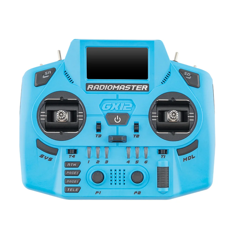 Radiomaster GX12 Crush 1000HZ 3D Digital CNC Hall Gimbal Dual Band Antenna Emini XROSSBAND EXpressLRS Radio Controller