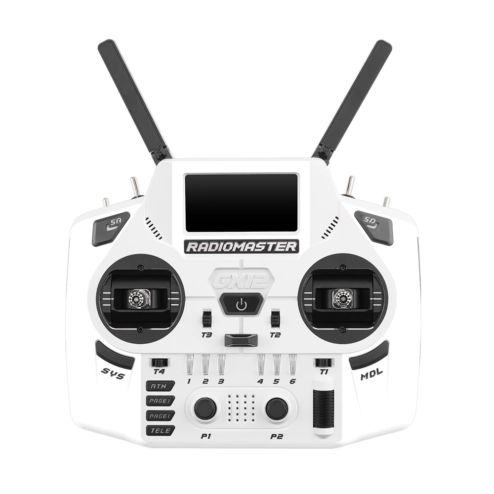 Radiomaster GX12 Crush 1000HZ 3D Digital CNC Hall Gimbal Dual Band Antenna Emini XROSSBAND EXpressLRS Radio Controller