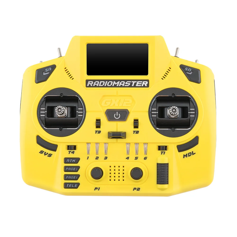 Radiomaster GX12 Crush 1000HZ 3D Digital CNC Hall Gimbal Dual Band Antenna Emini XROSSBAND EXpressLRS Radio Controller