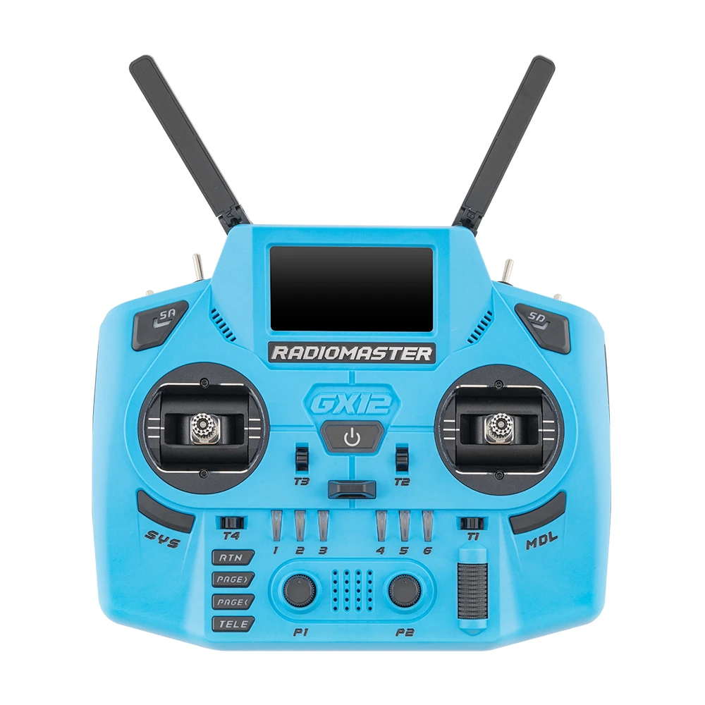 Radiomaster GX12 Crush 1000HZ 3D Digital CNC Hall Gimbal Dual Band Antenna Emini XROSSBAND EXpressLRS Radio Controller