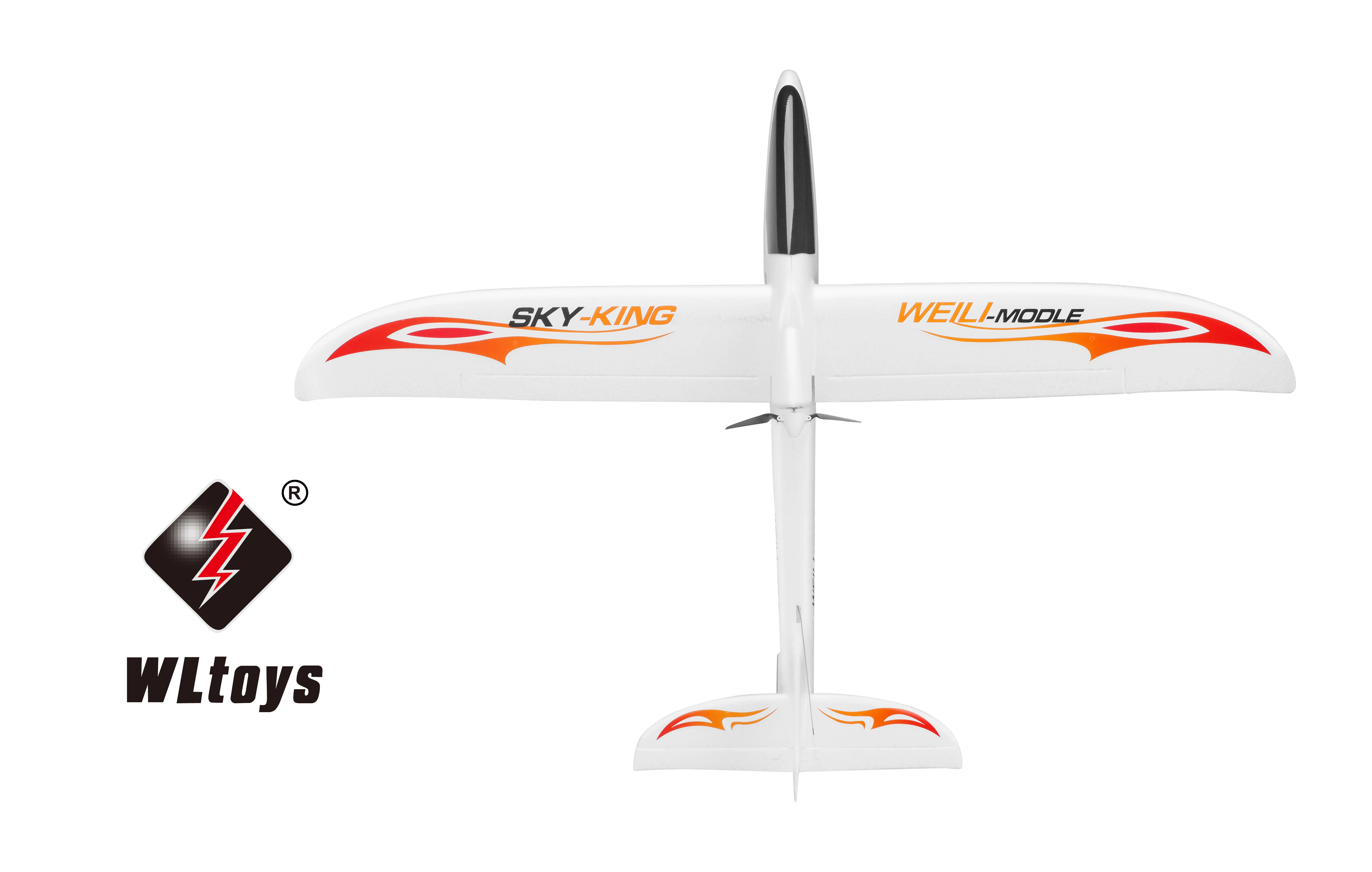Wltoys F959S 2.4G 3CH RC Airplane With Gyro Sky King Fixed Plane Push-speed Glider RTF Version For Kids And Adults Gift