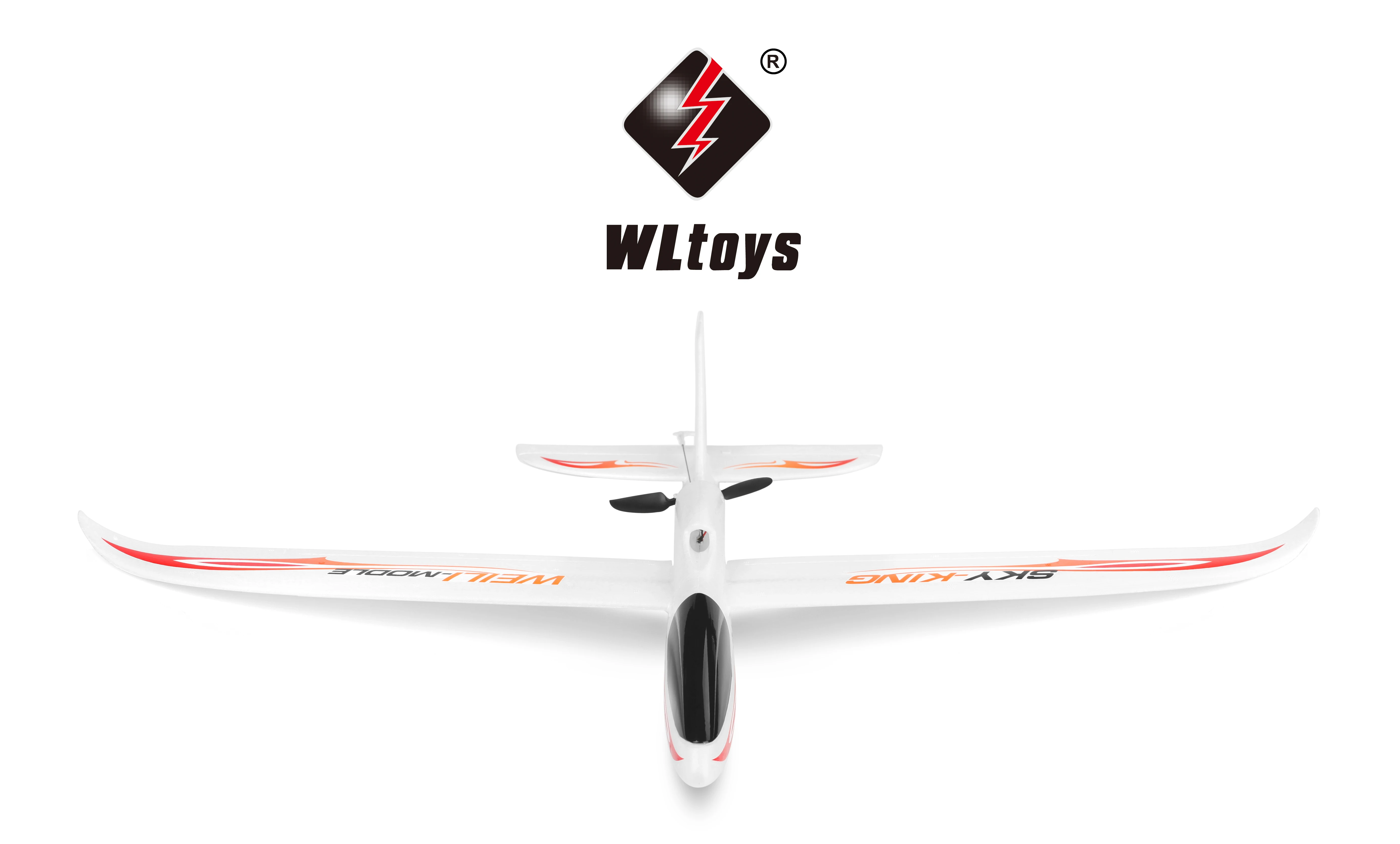 Wltoys F959S 2.4G 3CH RC Airplane With Gyro Sky King Fixed Plane Push-speed Glider RTF Version For Kids And Adults Gift