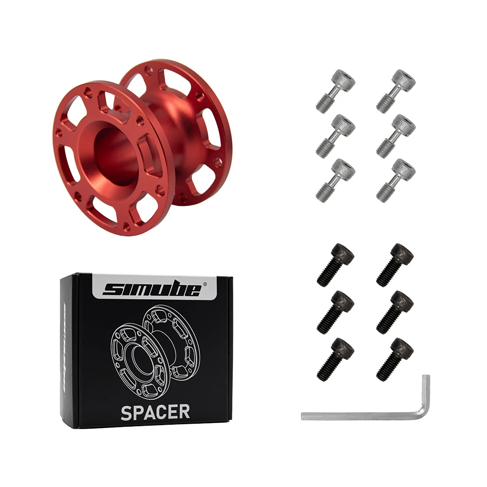 Simube Steering Wheel Spacers With 70 mm Bolt Pattern, Featuring CNC Machining and Anodized