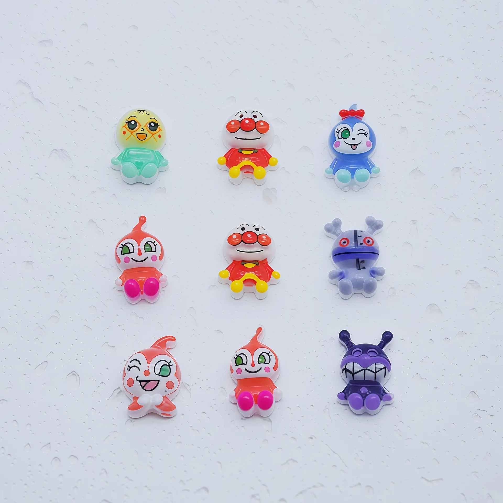 100pcs Cartoon for Anpanman Nail Accessories Cute Resin Wearing Armor Accessories Cream Gel DIY Accessories 