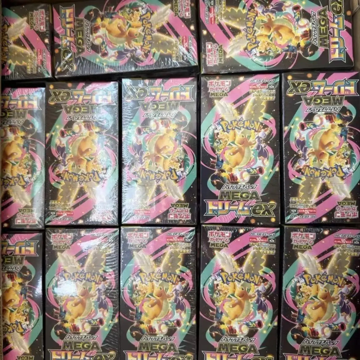 Pkm TCG M2A JP Edition Trading Game Collectible Cards Toy Blind Box MEGA Dream EX Golden Box Booster Pack Game Cards Gift