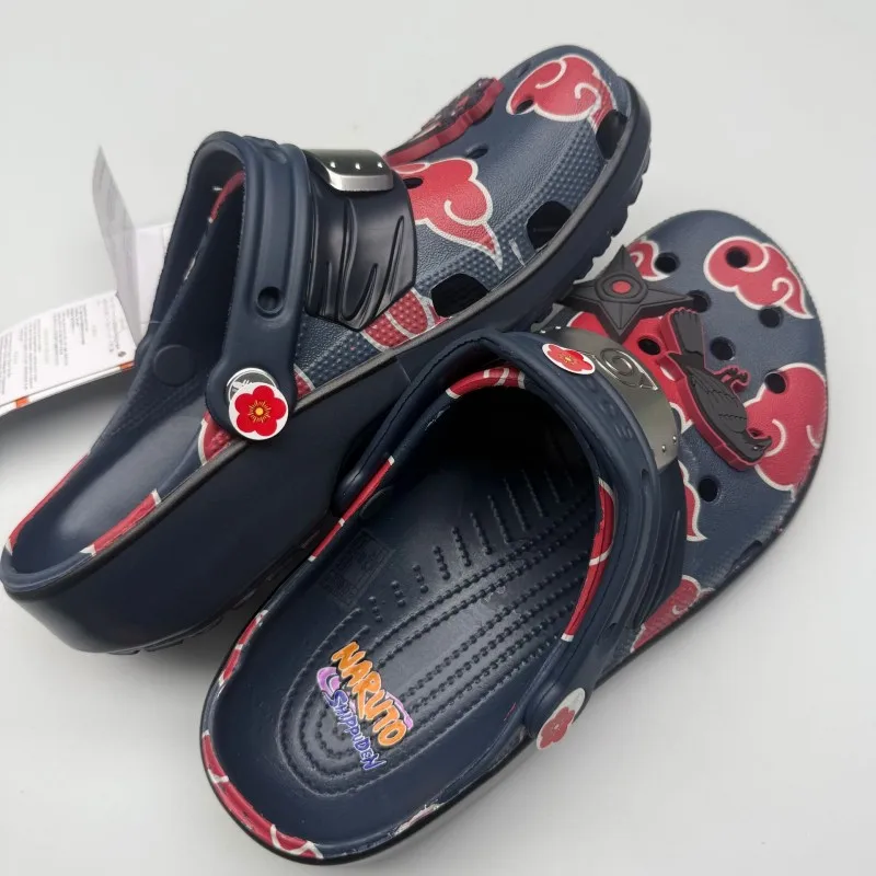NARUTO Kakashi Itachi Anime Slippers Outdoor Travel Beach Sandals Gift Men Non-Slip Home Shoes Slipper Cartoon Sasuke Cave Shoes