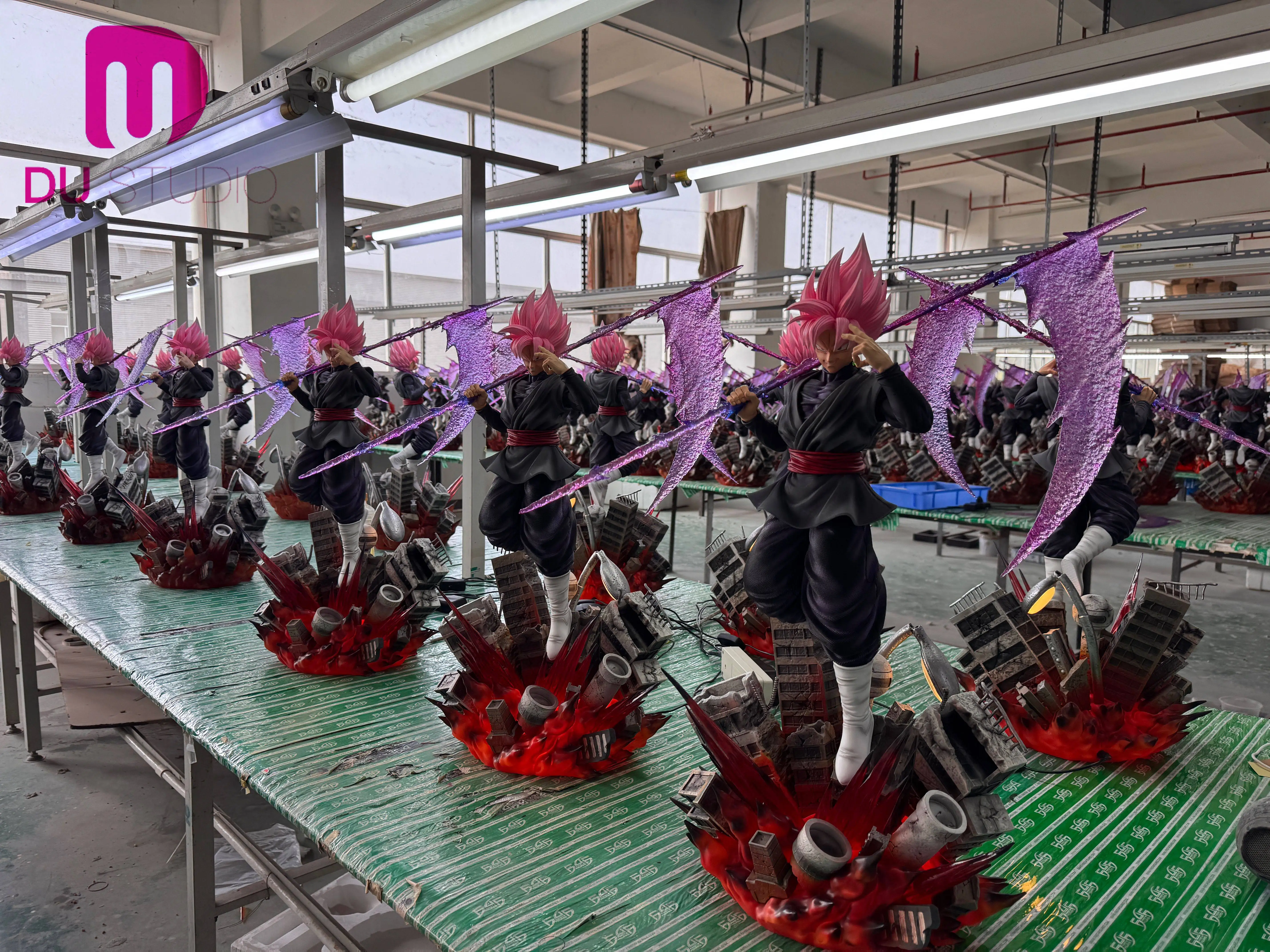 45cm JT Dragon Ball Super Saiyan Rosé Goku Black Anime Figure Statue Zamasu Goku PVC Figure Collectible Model Ornament Toy Gifts