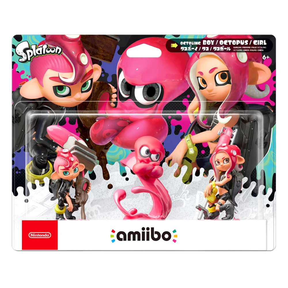 ARTSWIFT RNintendo Amiibo Splatoon Series Inkling Boy Girl Squid Octoling Smallfry Figure NFC Region Free In Stock Original
