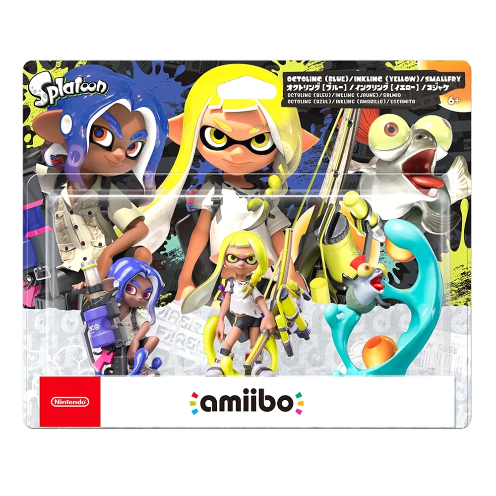 ARTSWIFT RNintendo Amiibo Splatoon Series Inkling Boy Girl Squid Octoling Smallfry Figure NFC Region Free In Stock Original